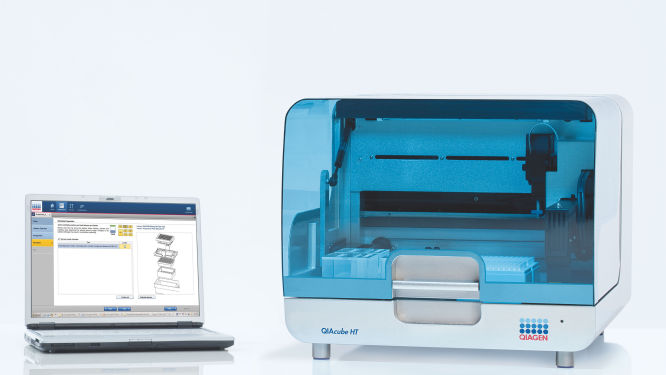 QIAcube HT 96孔板形式的中高通量核酸自动纯化仪